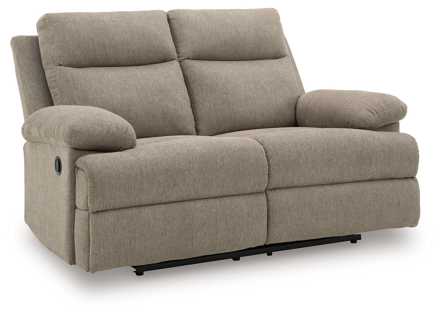 Side-Swipe Mocha Reclining Sofa and Loveseat (Online Special Price) - Ornate Home