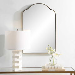 Sidney Brass Arch Mirror - Ornate Home