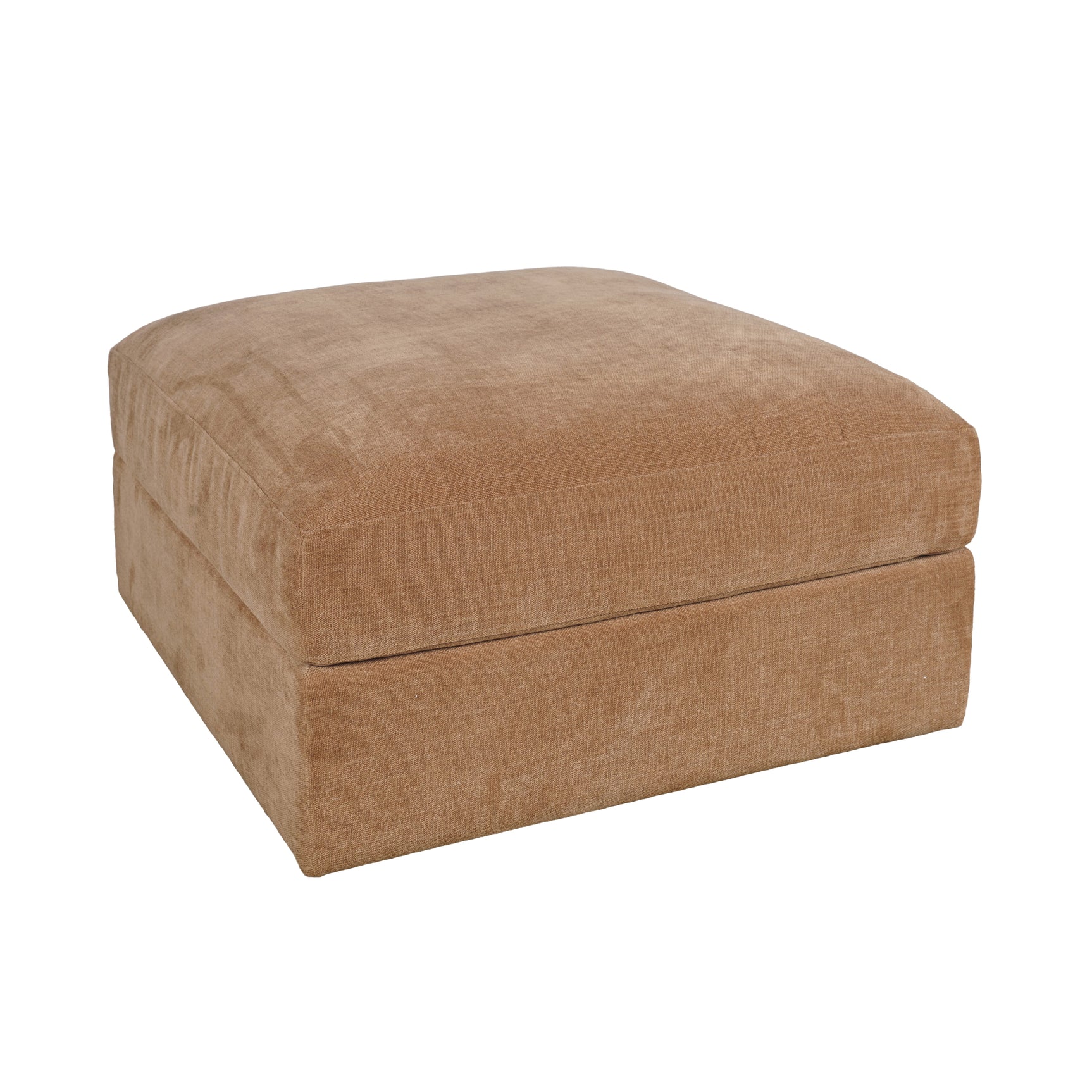 Sidney Brick Ottoman w/ Performance Fabric - Ornate Home