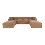 Sidney Brick Ottoman w/ Performance Fabric - Ornate Home