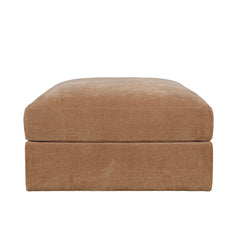 Sidney Brick Ottoman w/ Performance Fabric - Ornate Home