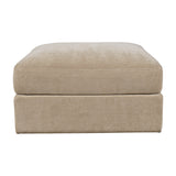 Sidney Sandstone Ottoman w/ Performance Fabric - Ornate Home