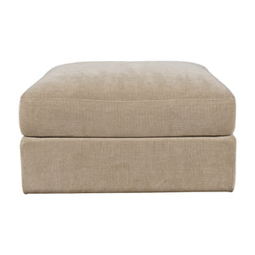 Sidney Sandstone Ottoman w/ Performance Fabric - Ornate Home