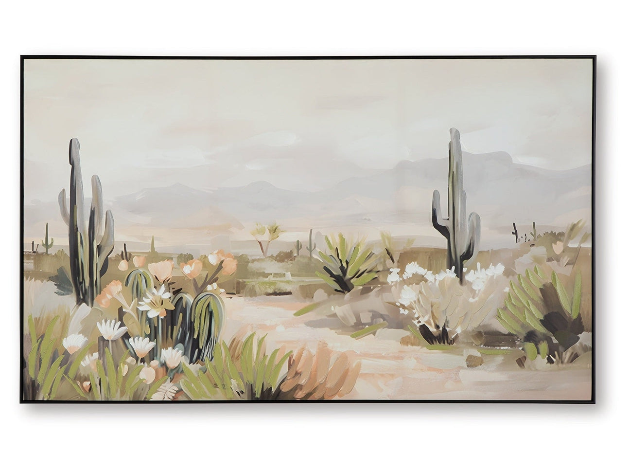 Sidworth Green/Beige/Gray Wall Art (Online Special Price) - Ornate Home