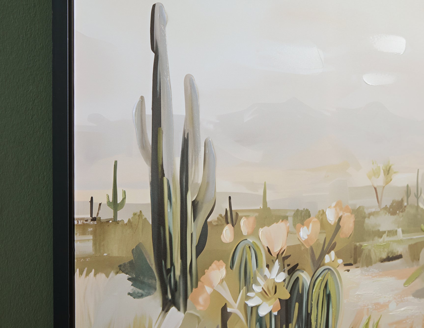 Sidworth Green/Beige/Gray Wall Art - Ornate Home