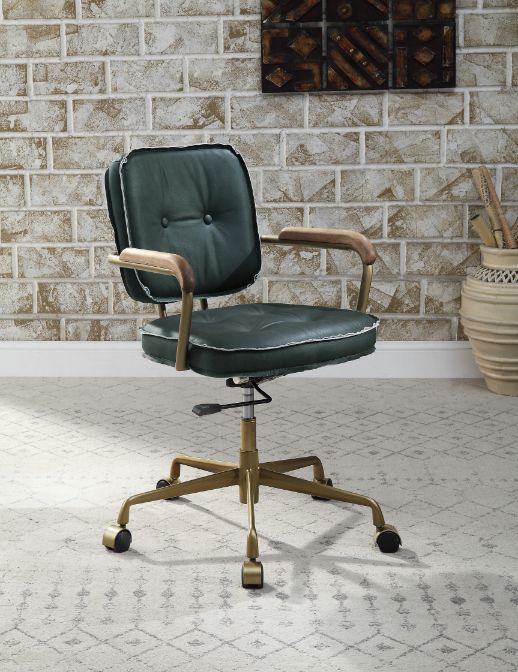 Siecross Emerald Green Office Chair - Ornate Home