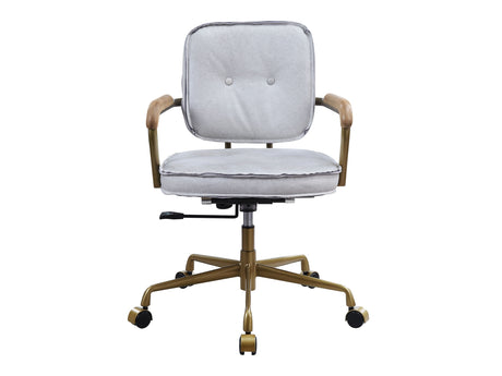 Siecross Vintage White Office Chair - Ornate Home