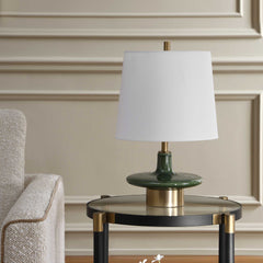 Sieler Glossy Green Table Lamp - Ornate Home