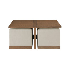 Sienna Brown Cocktail Table - Ornate Home