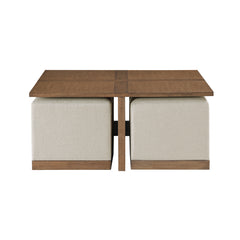 Sienna Brown Cocktail Table - Ornate Home