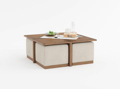 Sienna Brown Cocktail Table - Ornate Home