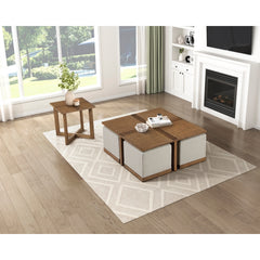 Sienna Brown End Table - Ornate Home