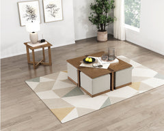 Sienna Brown End Table - Ornate Home