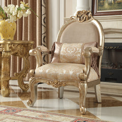 Sienna Champagne 3pc Living Room Set  / HD-2663 - Ornate Home