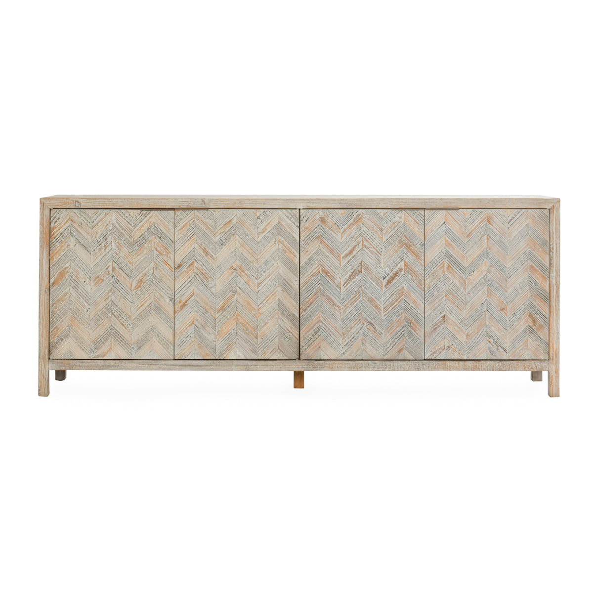 Sienna Gray/Cream Wash Cabinet - Ornate Home