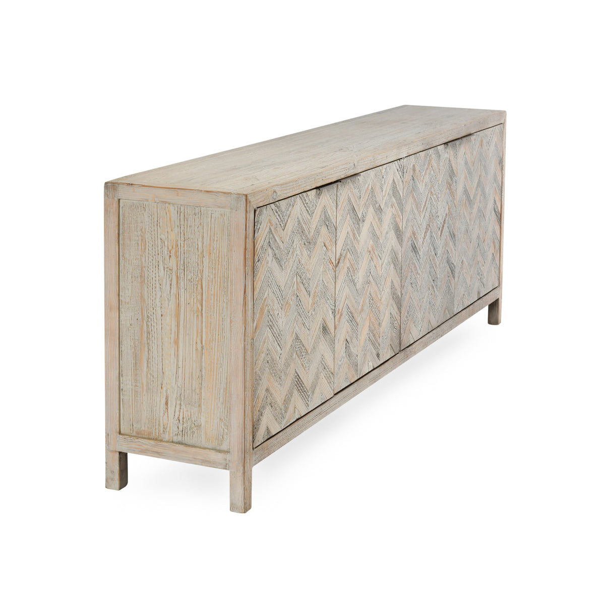 Sienna Gray/Cream Wash Cabinet - Ornate Home