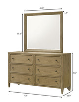 Sienna Natural Dresser - Ornate Home
