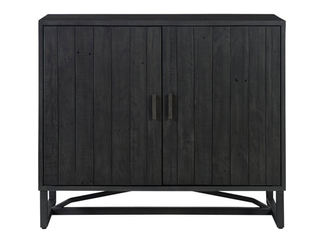 Sierra Black 2 Door Cabinet - Ornate Home