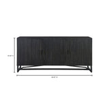 Sierra Black Sideboard - Ornate Home