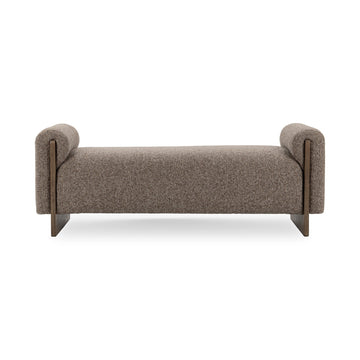 Sierra Bronzed Cocoa Accent Bench - Ornate Home