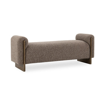 Sierra Bronzed Cocoa Accent Bench - Ornate Home