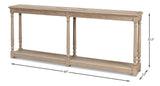 Sierra Equestrian Grey Console Table - Ornate Home