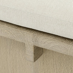 Sierra Light Oak/Natural Outdoor Bench - Ornate Home