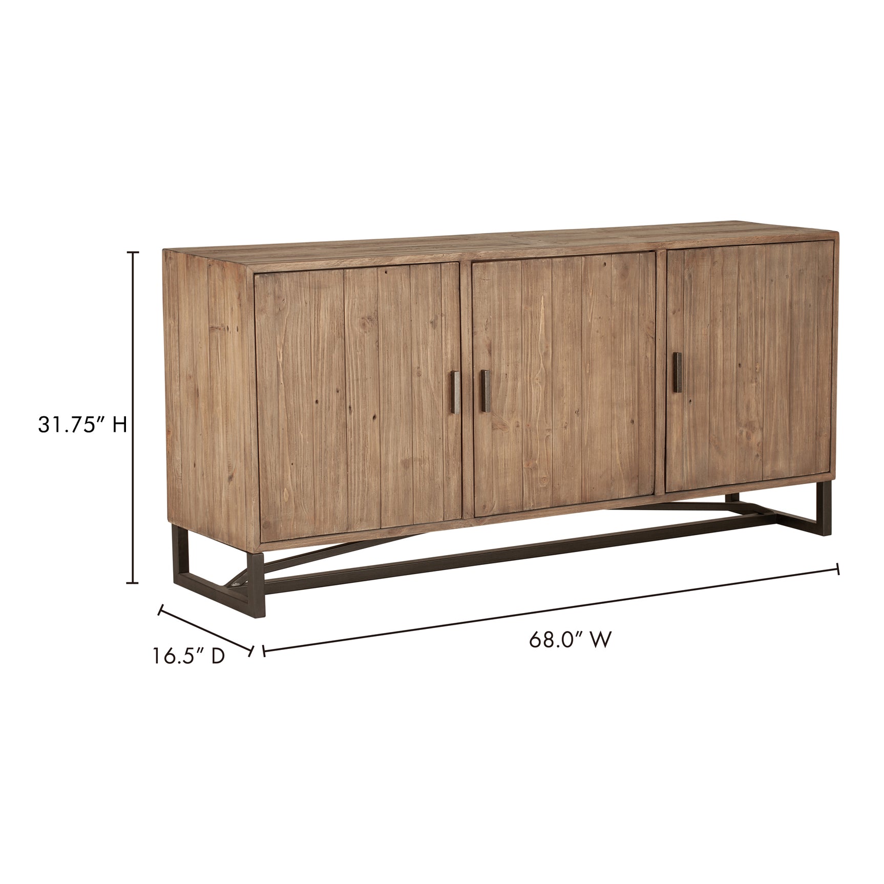 Sierra Natural Sideboard - Ornate Home