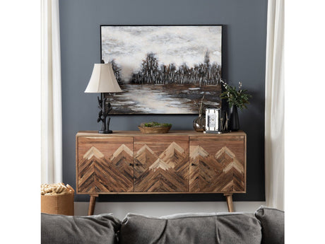 Sierra Nevada Brown Three-Door Sideboard - Ornate Home