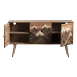 Sierra Nevada Brown Three-Door Sideboard - Ornate Home