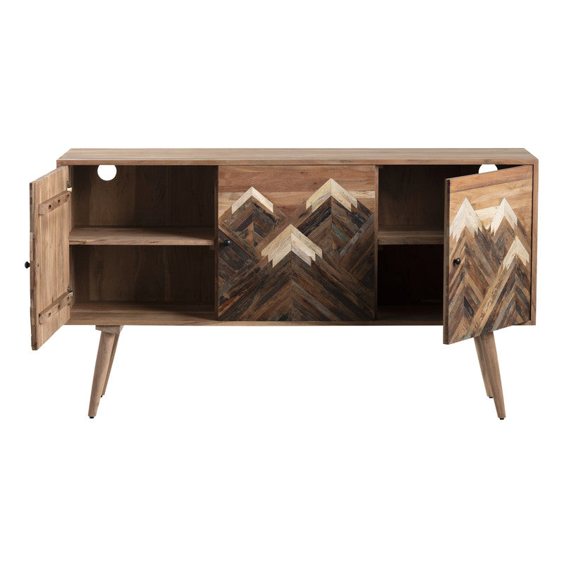 Sierra Nevada Brown Three-Door Sideboard - Ornate Home