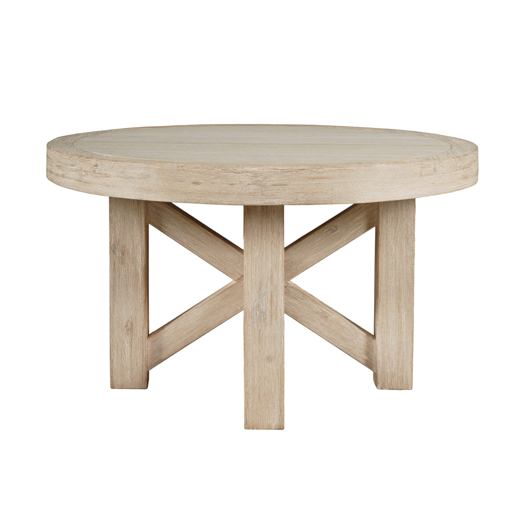 Sierrafina Almond 32 Round Cocktail Table - Ornate Home