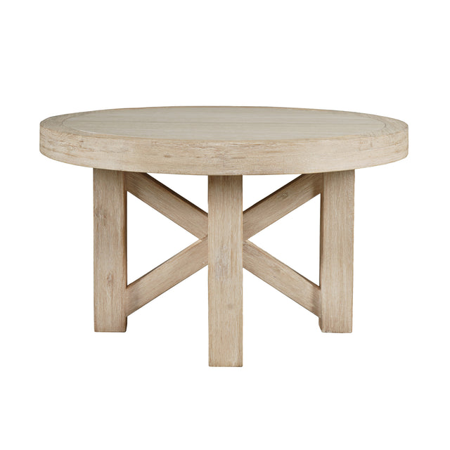 Sierrafina Almond 32 Round Cocktail Table - Ornate Home