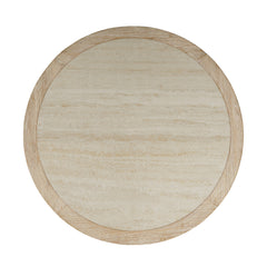 Sierrafina Almond 32 Round Cocktail Table - Ornate Home