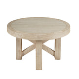 Sierrafina Almond 32 Round Cocktail Table - Ornate Home