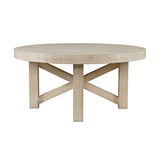 Sierrafina Almond 40 Round Coffee Table - Ornate Home