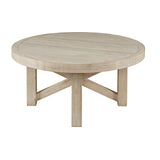 Sierrafina Almond 40 Round Coffee Table - Ornate Home