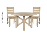 Sierrafina Almond 52 Round Dining Table - Ornate Home