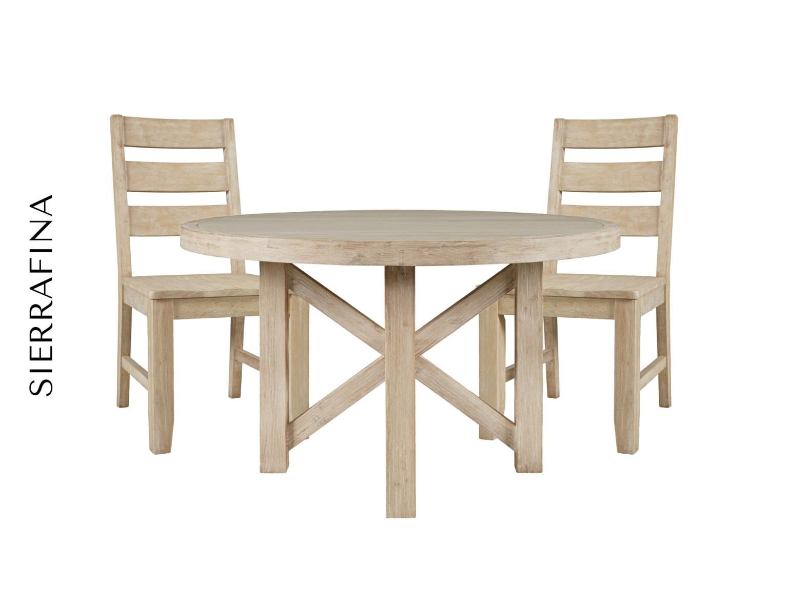 Sierrafina Almond 52 Round Dining Table - Ornate Home
