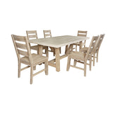 Sierrafina Almond 87 Trestle Dining Table - Ornate Home