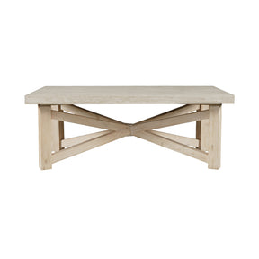 Sierrafina Almond Rectangular Cocktail Table - Ornate Home