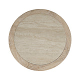 Sierrafina Almond Round End Table - Ornate Home