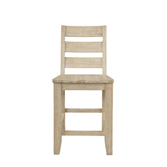 Sierrafina Almond Rung Back Counter Stool (Set of 2) - Ornate Home