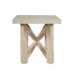 Sierrafina Almond Square End Table - Ornate Home