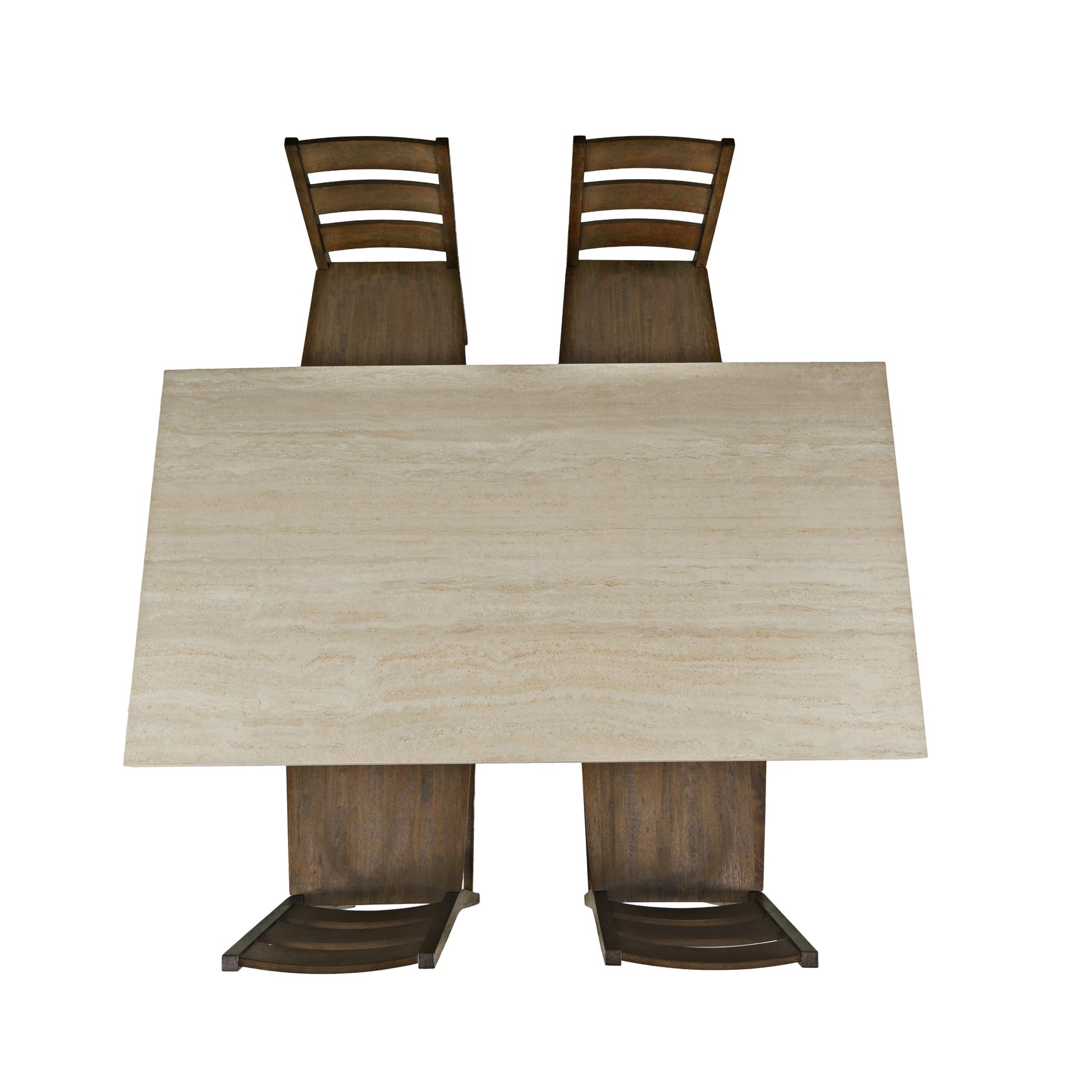 Sierrafina Cortado 72 Counter Dining Table w/ 4 Rung Back Chair - Ornate Home