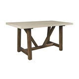 Sierrafina Cortado 72 Counter Dining Table w/ 4 Rung Back Chair - Ornate Home