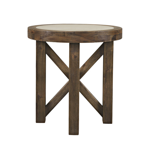 Sierrafina Cortado Round End Table - Ornate Home