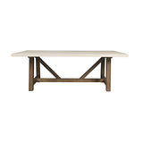 Sierrafina Cortado Trestle Dining Table - Ornate Home