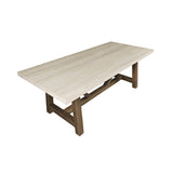 Sierrafina Cortado Trestle Dining Table - Ornate Home