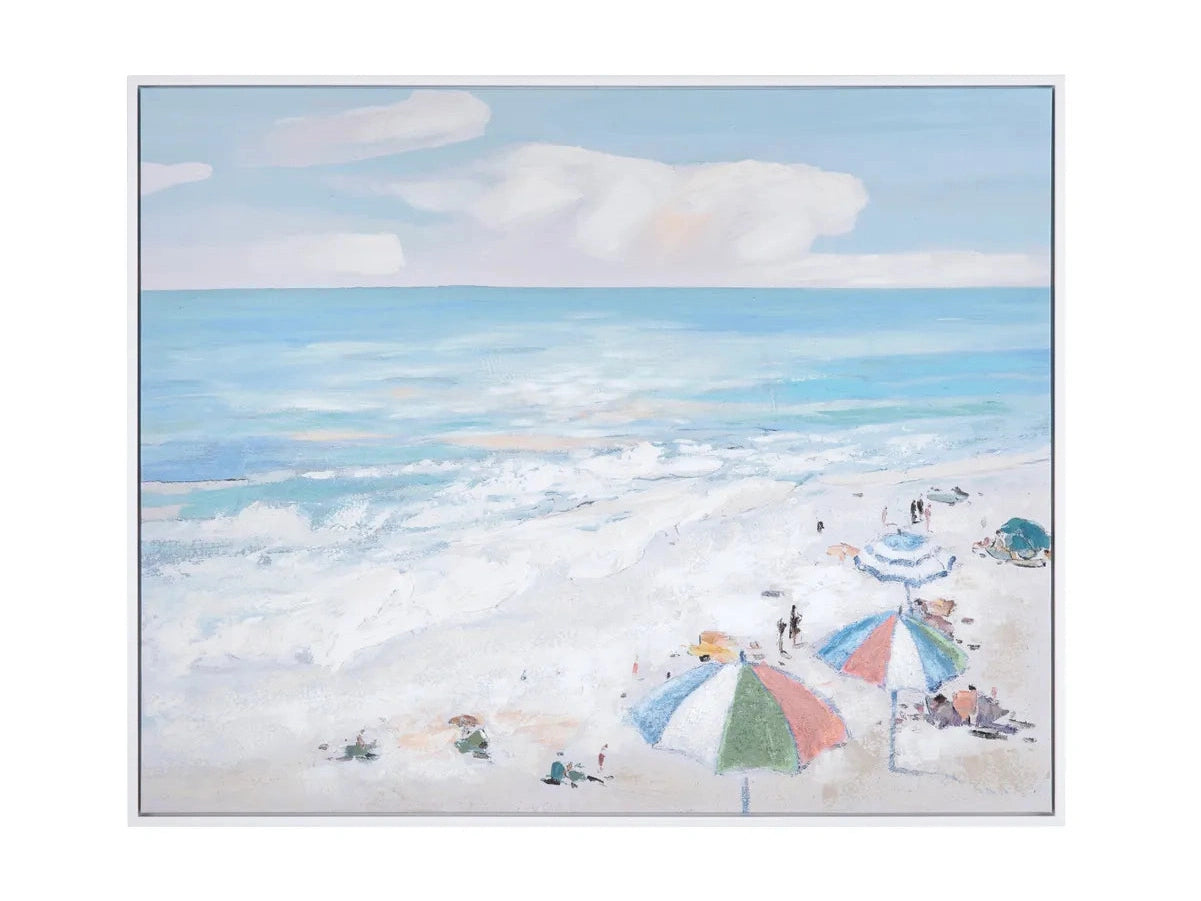 Crestview Siesta Key Blue Canvas | Ornate Home